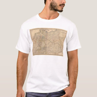Camiseta Mapa compuesto de Alemania