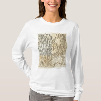 Camiseta Mapa compuesto de Arizona, de Nevada, y de Utah