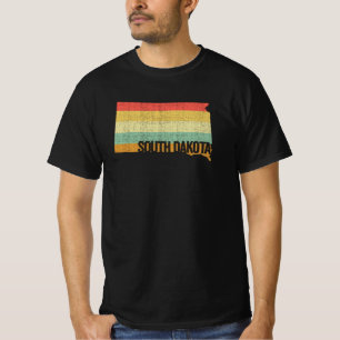 Camiseta Mapa con problemas del atardecer de la vieja usanz