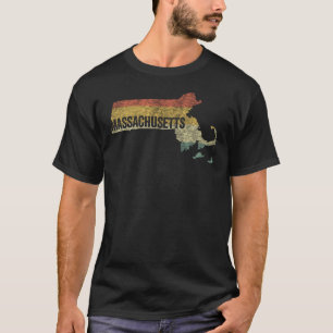 Camiseta Mapa con problemas del atardecer retro vintage de 