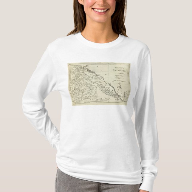 Camiseta Mapa de Abyssinia (Anverso)