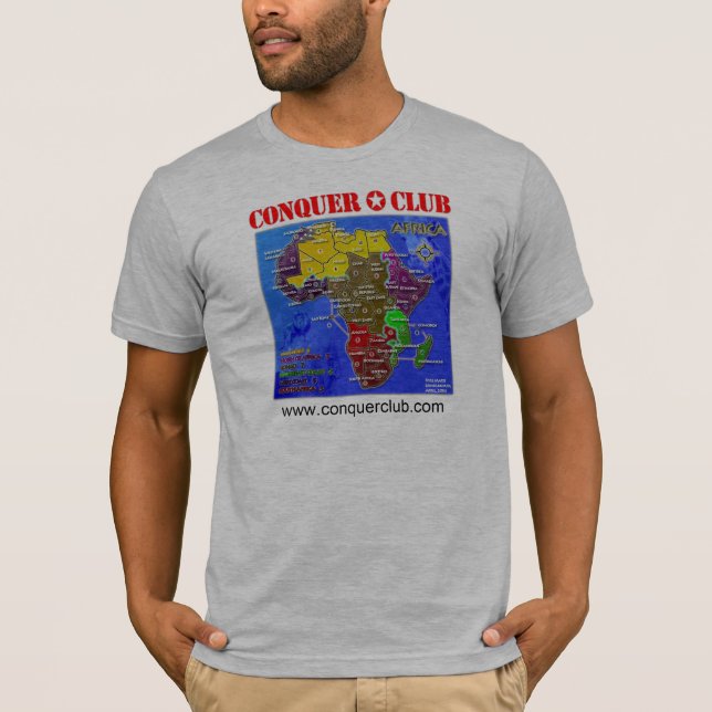 Camiseta Mapa de África (Anverso)