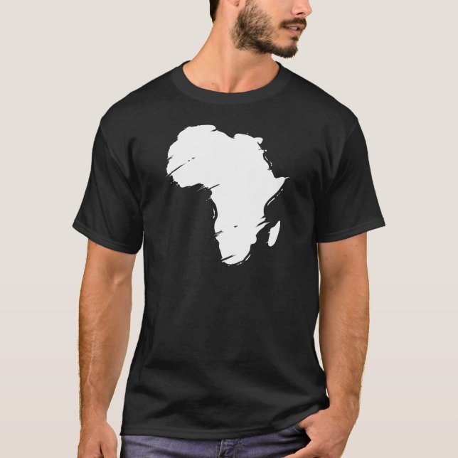 Camiseta Mapa de África (Anverso)