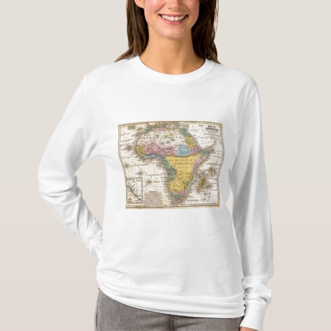 Camiseta Mapa de África (Anverso)