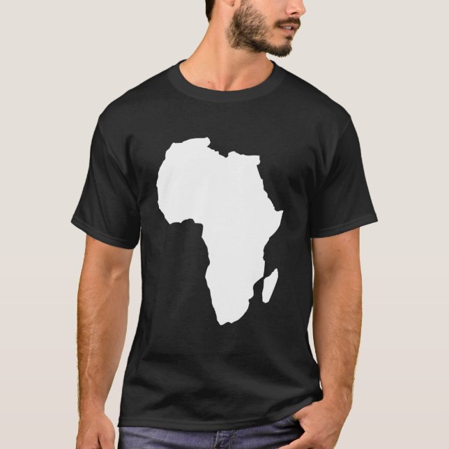 Camiseta Mapa de África (Anverso)