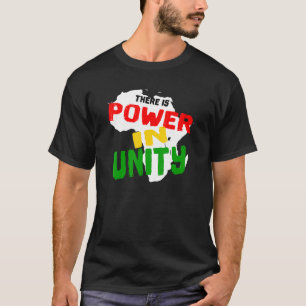 Camiseta Mapa de África del Mes de la Historia Negra del Po