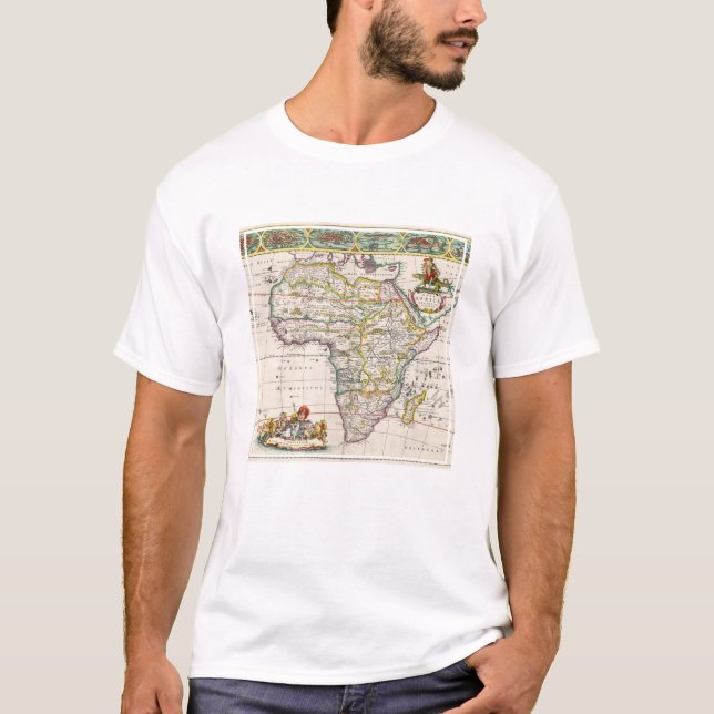 Camiseta Mapa de África el | Nova África (Anverso)