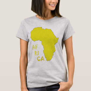 Camiseta Mapa de África Funky