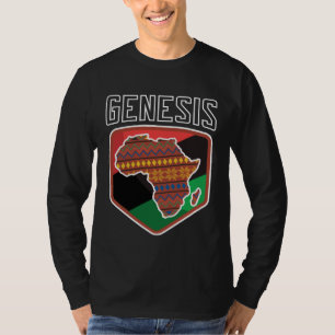 Camiseta Mapa de África Kente Orgullo Negro Afroamericano A