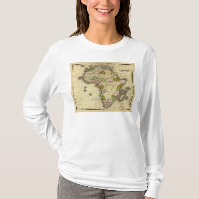 Camiseta Mapa de África Olney (Anverso)