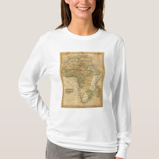 Camiseta Mapa de África por Worcester (Anverso)