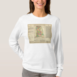 Camiseta Mapa de Alabama
