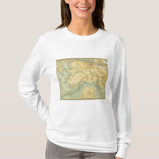 Camiseta Mapa de Alaska