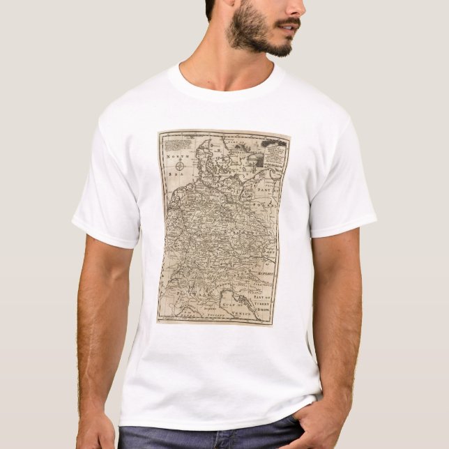 Camiseta Mapa de Alemania (Anverso)