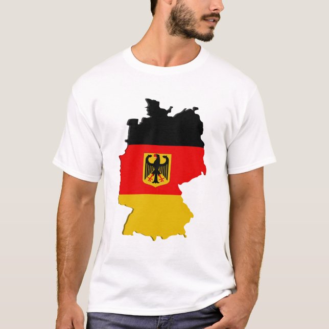 Camiseta Mapa de Alemania (Anverso)