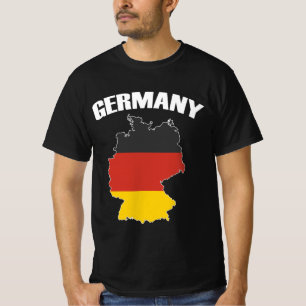 Camiseta Mapa de Alemania - Bandera alemana - Viajes de Deu
