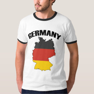 Camiseta Mapa de Alemania - Bandera alemana - Viajes de Deu