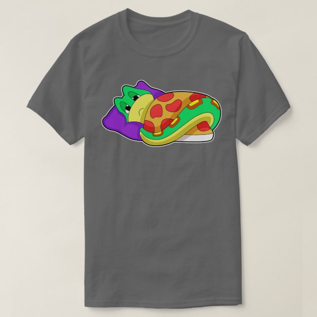 Camiseta Mapa de almohada de serpiente (Diseño del anverso)