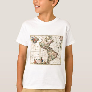 Camiseta Mapa de América de 1670