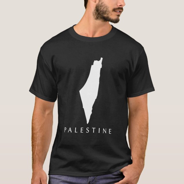 Camiseta Mapa de amor de Palestina (Anverso)