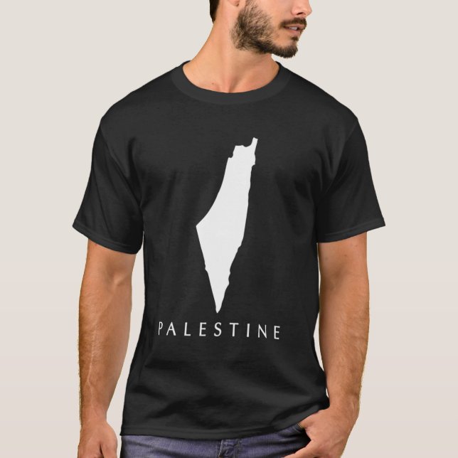 Camiseta Mapa de amor de Palestina (Anverso)