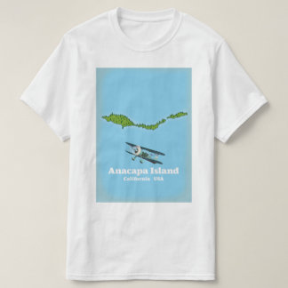 Camiseta Mapa de Anacapa Island California USA