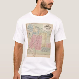 Camiseta Mapa de Anoka, el condado de Anoka, Minnesota
