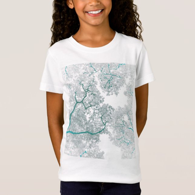 Camiseta Mapa de árboles 3 (Anverso)