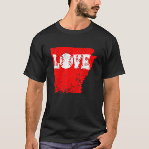 Camiseta Mapa de Arkansas Estado EE. UU. Hombres Mujeres Ni