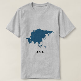Camiseta Mapa de Asia