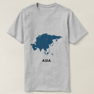 Camiseta Mapa de Asia