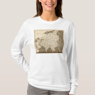 Camiseta Mapa de Asia por Arrowsmith