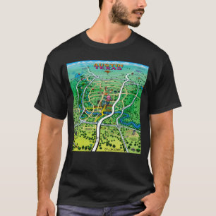 Camiseta Mapa de Austin