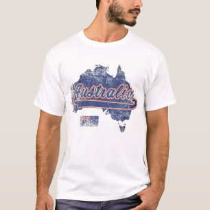 Camiseta Mapa de Australia