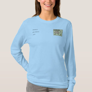 Camiseta Mapa de Australia 1818 - Australia, Nueva Zelanda