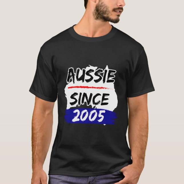 Camiseta Mapa de Australia desde 2005 (Anverso)