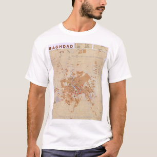 Camiseta Mapa de Bagdad, Iraq (2003)