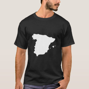 Camiseta Mapa de bandera de España - España