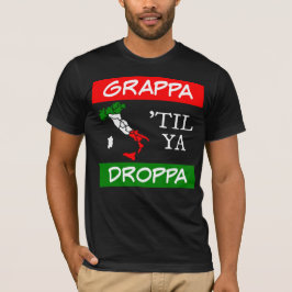 Camiseta Mapa de bandera de Italia