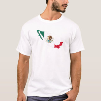 Camiseta Mapa de bandera de México