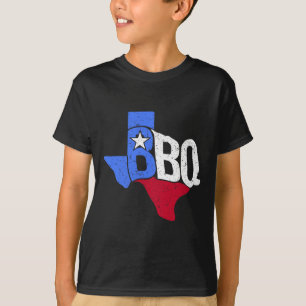 Camiseta Mapa De Bandera Estatal Y Bbq Texas