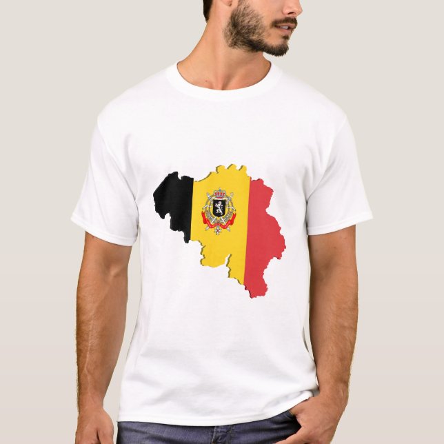 Camiseta Mapa de Bélgica (Anverso)