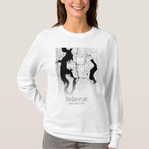 Camiseta Mapa de Bellevue