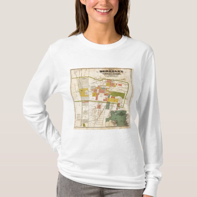 Camiseta Mapa de Berkeley (Anverso)