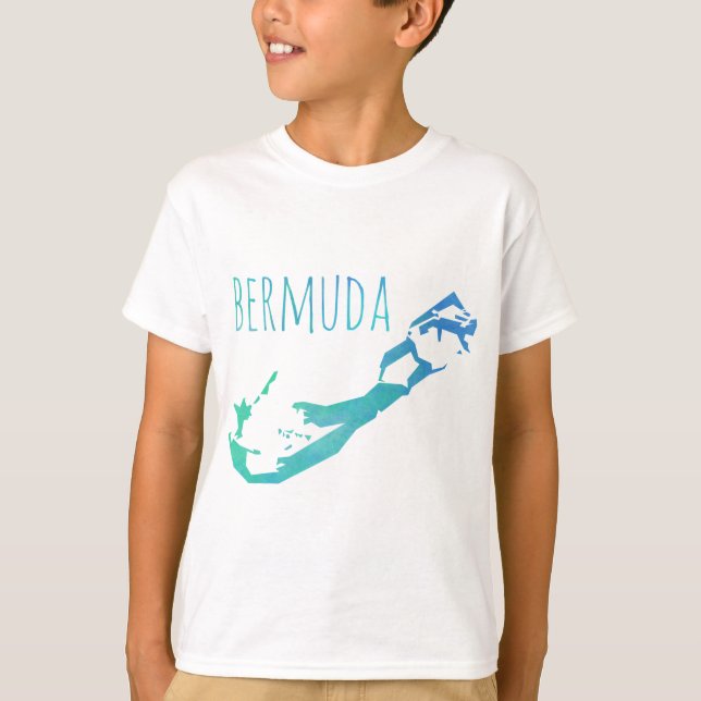 Camiseta Mapa de Bermudas (Anverso)