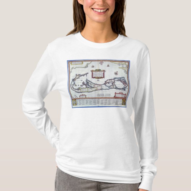 Camiseta Mapa de Bermudas (Anverso)