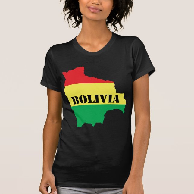 Camiseta Mapa de Bolivia (Anverso)
