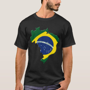 Camiseta Mapa de Brasil