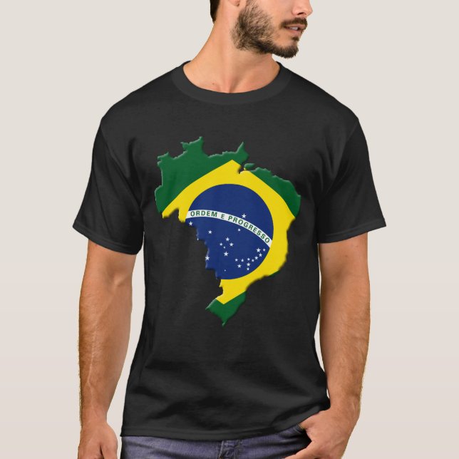 Camiseta Mapa de Brasil (Anverso)