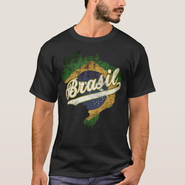 Camiseta Mapa de Brasil (Anverso)